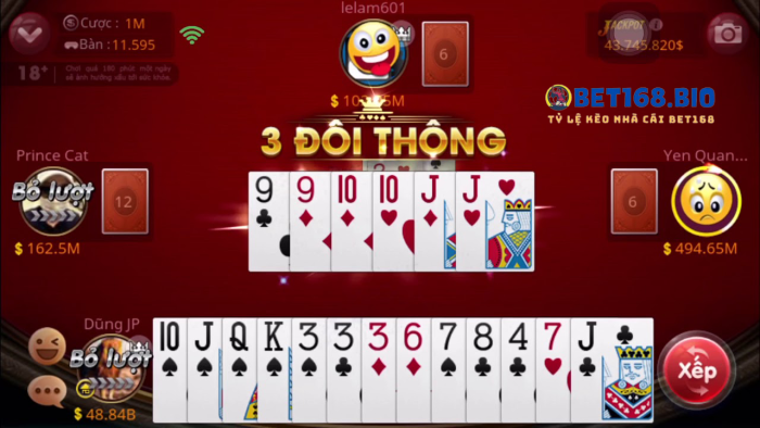 kinh-nghiem-danh-bai-tien-len-tai-bet168