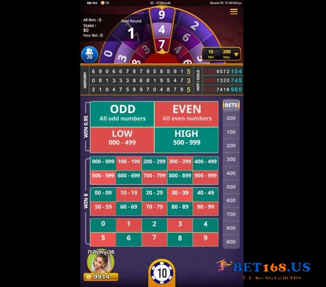 Các cửa cược trong game Number matka